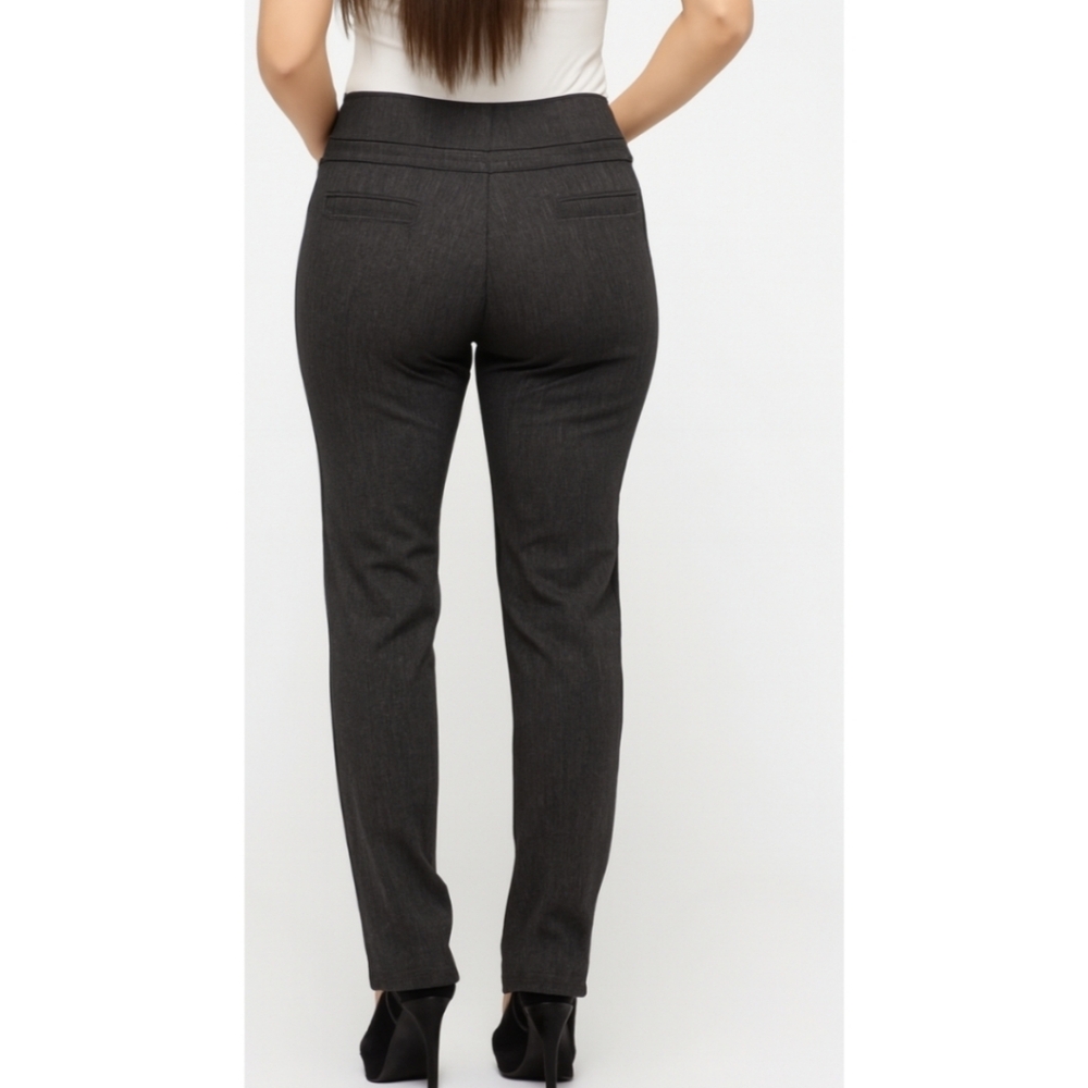 Renuar Cigarette Leg Pants, Charcoal Gray, 6 GUC ✔️ - Picture 3 of 6